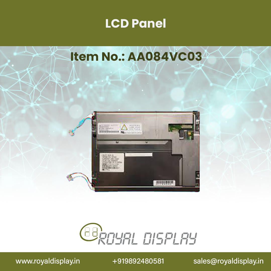 AA084VC03 | 8.4 Inch Diagonal A-Si TFT-LCD Display Panel 640(RGB)×480, VGA, 95PPI | Mitsubishi