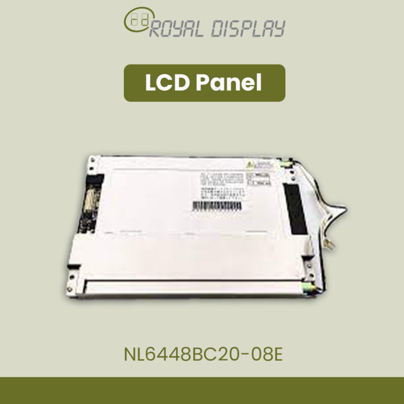 NL6448BC20-08E | 6.5” diagonal a-Si TFT-LCD display panel 640(RGB)×480, VGA, 122PPI I NEC