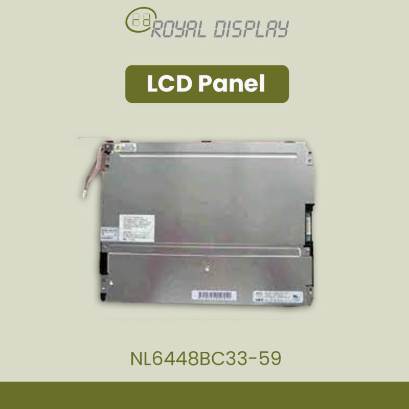 NL6448BC33-59 | 10.4-inch diagonal a-Si TFT-LCD display panel 640(RGB)×480, VGA, 76PPI | NEC