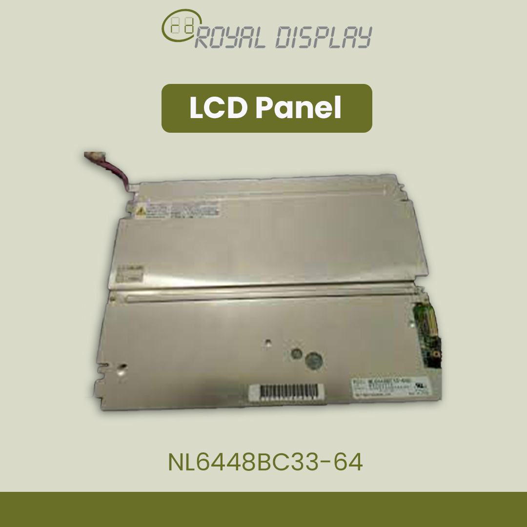 NL6448BC33 | 10.4” diagonal a-Si TFT-LCD display panel 640(RGB)×480 [VGA] 76PPI | NEC