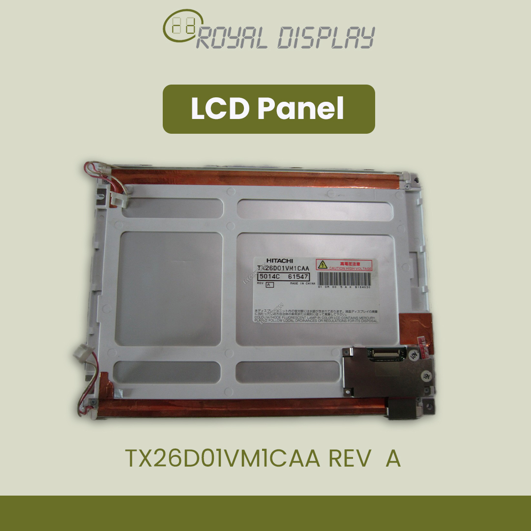 TX26D01VM1CAA REV A | 10.4” inch diagonal a-Si TFT-LCD display panel 640(RGB)×480, VGA | HITACHI