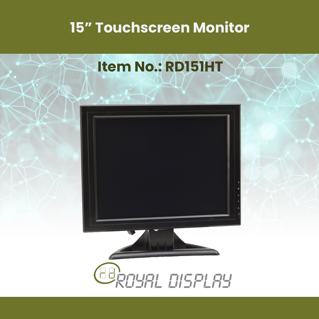 RD151HT | 15’’ Touchscreen LCD Monitor | Royal Display