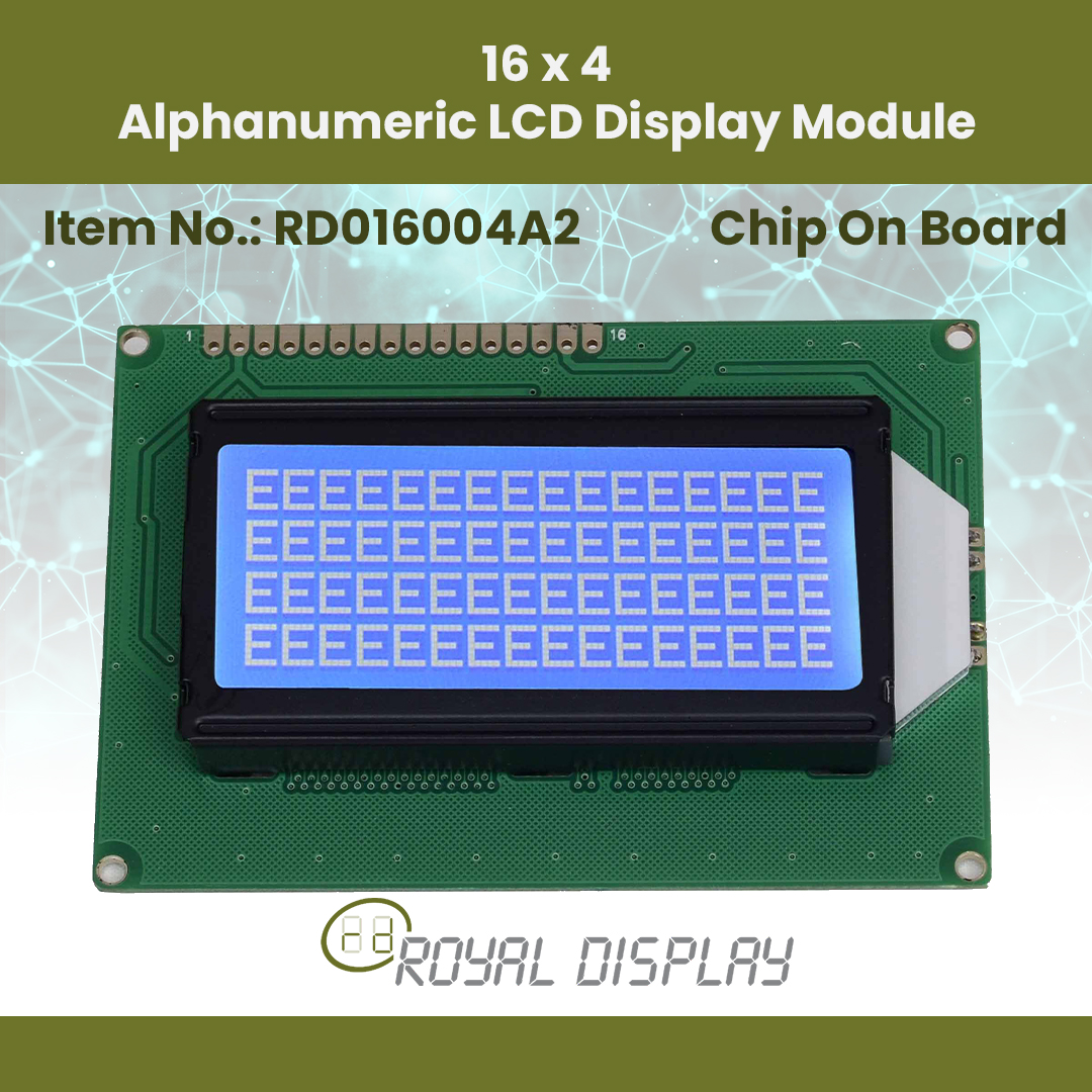 16 4 Alphanumeric LCD Display Module RD016004A2 2