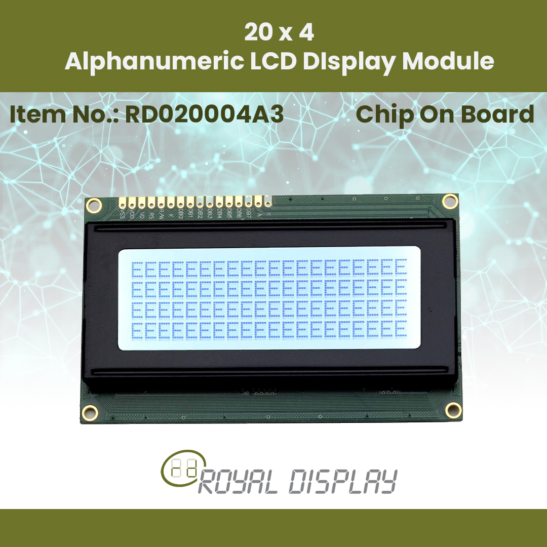 20 4 Alphanumeric LCD DIsplay Module RD020004A3 2