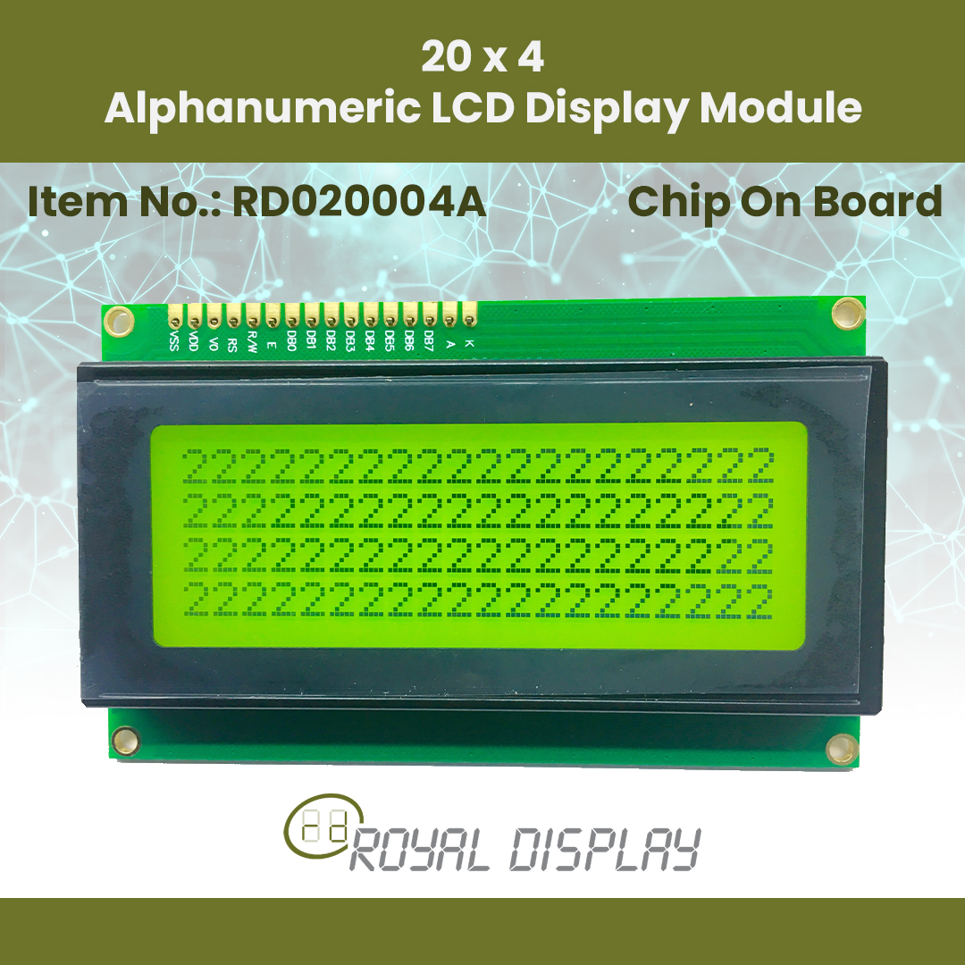 20 4 Alphanumeric LCD Display Module RD020004A 2