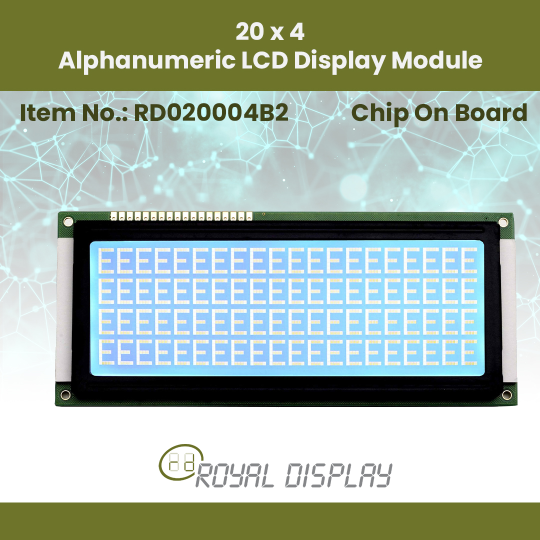 20 4 Alphanumeric LCD Display Module RD020004B2 2
