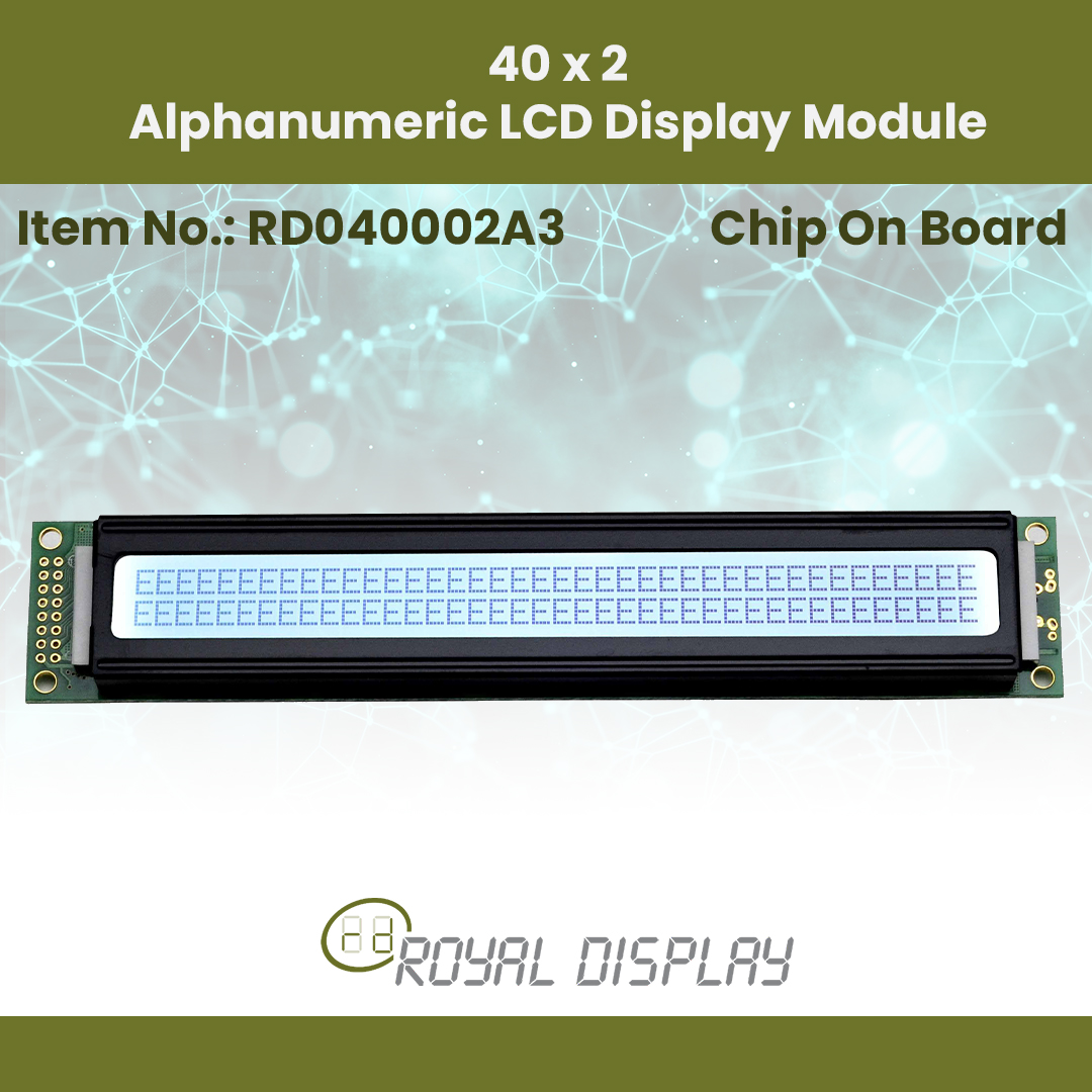 40 2 Alphanumeric LCD Display Module RD040002A3 2