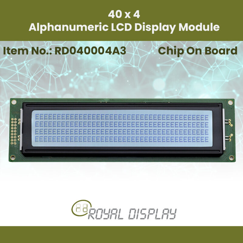 40 4 Alphanumeric LCD Display Module RD040004A3 2