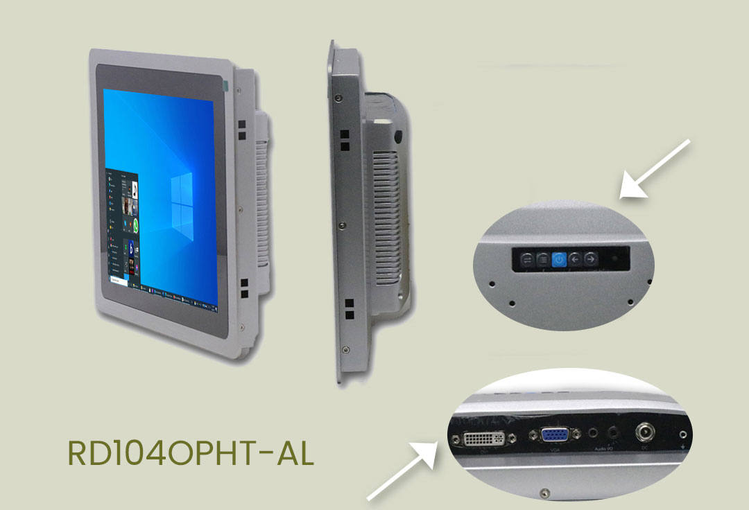 Industrial LCD Monitor Aluminium Body