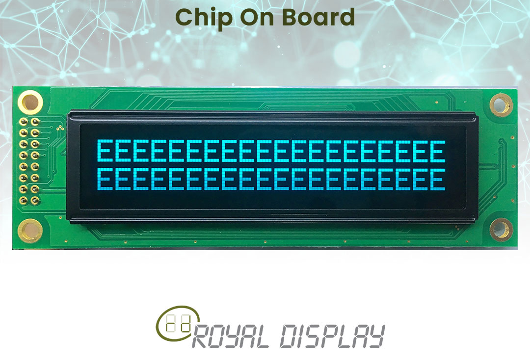 OLED Character Display Module Chip on Board (COB)