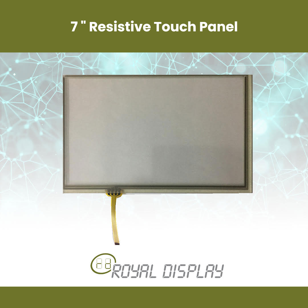7 resistive touch panel royal display