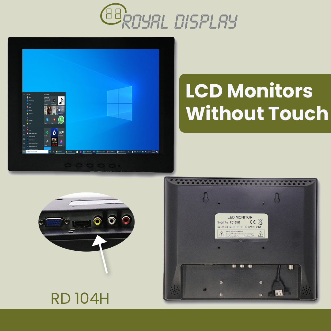 RD104H | 10.4'' LCD Monitor without Touch | Royal Display