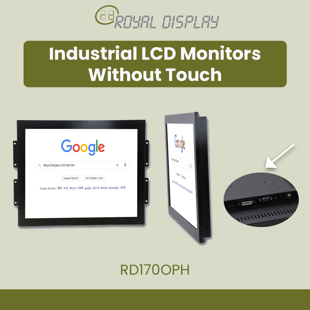 RD170OPH | 17'' Industrial LCD Monitors without touch| Royal Display