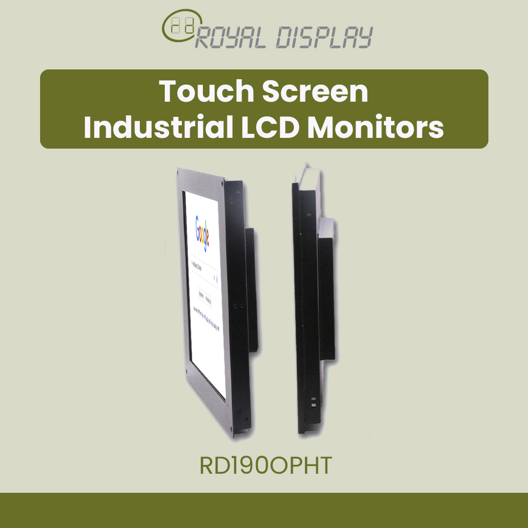 RD191OPHT | 19’’ Touchscreen Industrial LCD Monitor | Royal Display