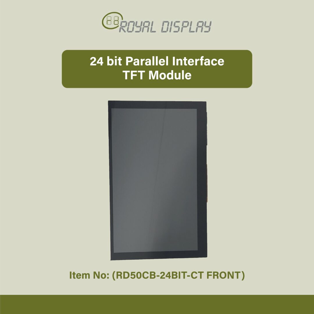 5'' 24 Bit Parallel Interface TFT LCD Display Module (RD50CB-24BIT-CT)