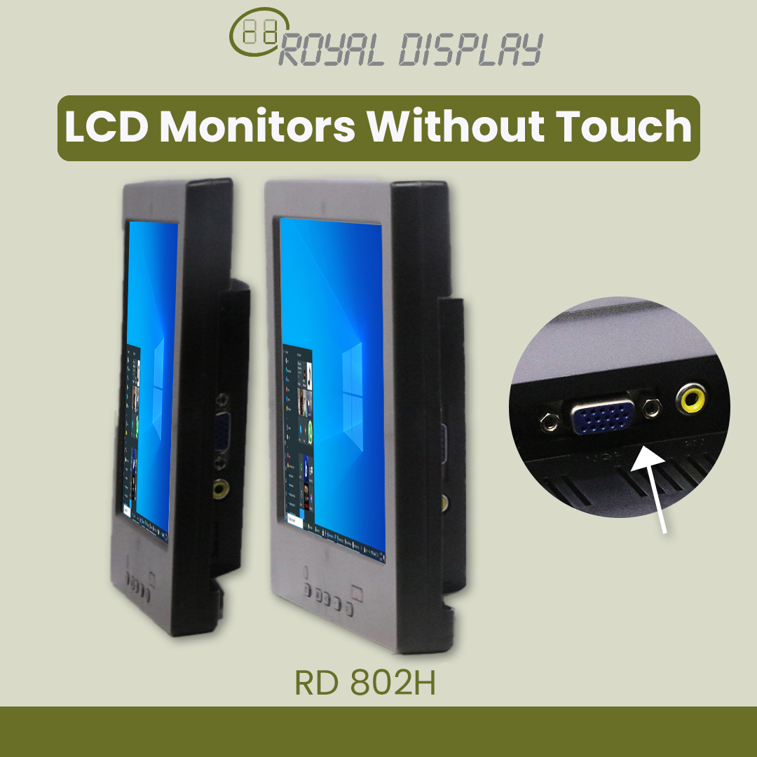 RD802H | 8'' LCD Monitor without Touch | Royal Display