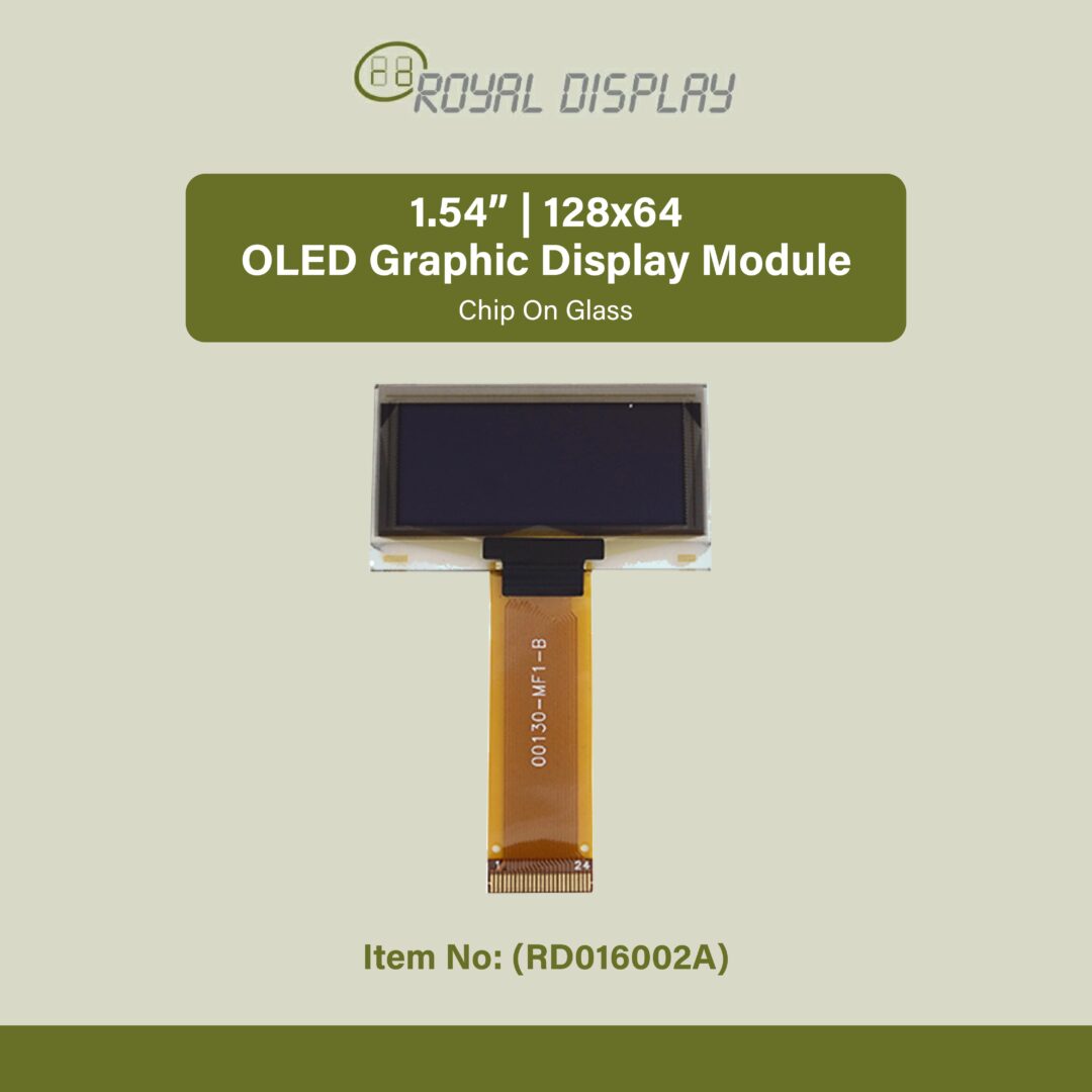 1.54 inch , 128x64 OLED Graphic Display Module