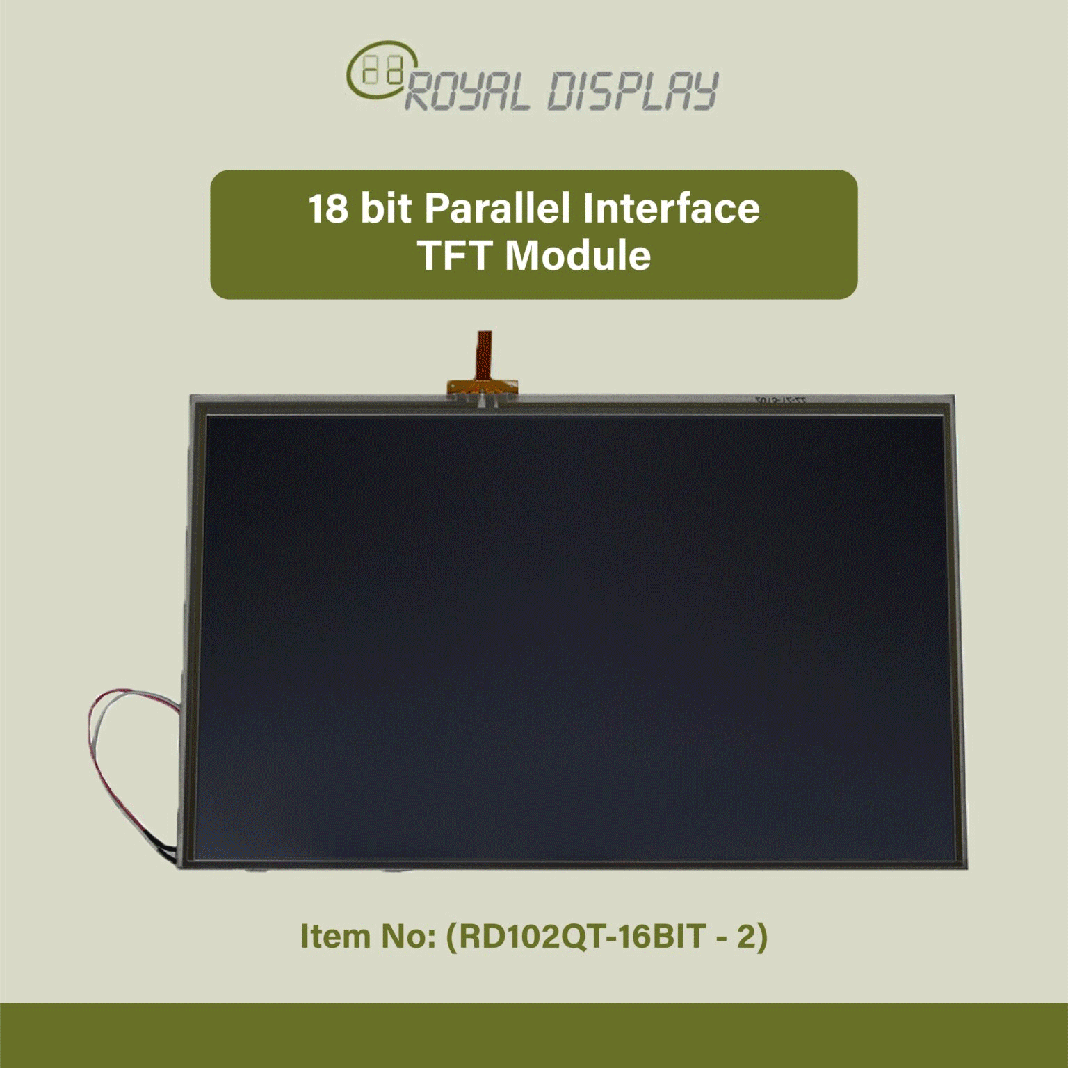 18 bit Parallel Interface TFT LCD Display Module